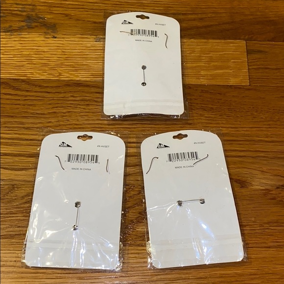 Holiday Hand Painted Pins and Earrings Set - Picture 7 of 7